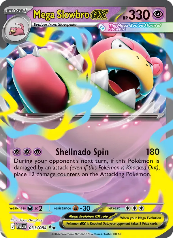 Mega Slowbro ex Pokémon card
