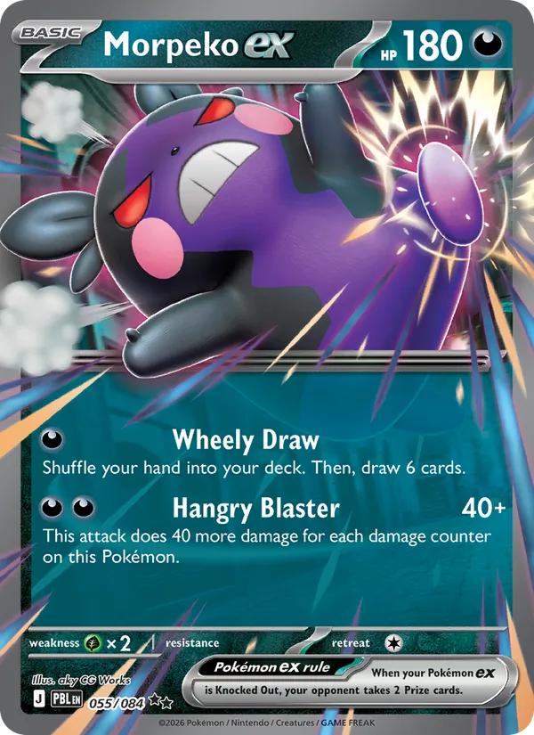 Morpeko ex Pokémon card
