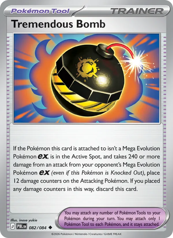 Tremendous Bomb card
