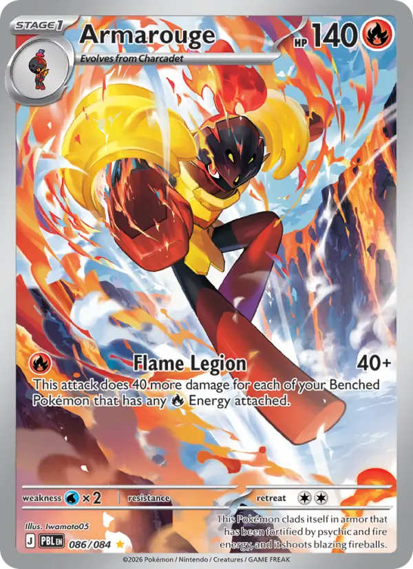 Armarouge Pokémon card