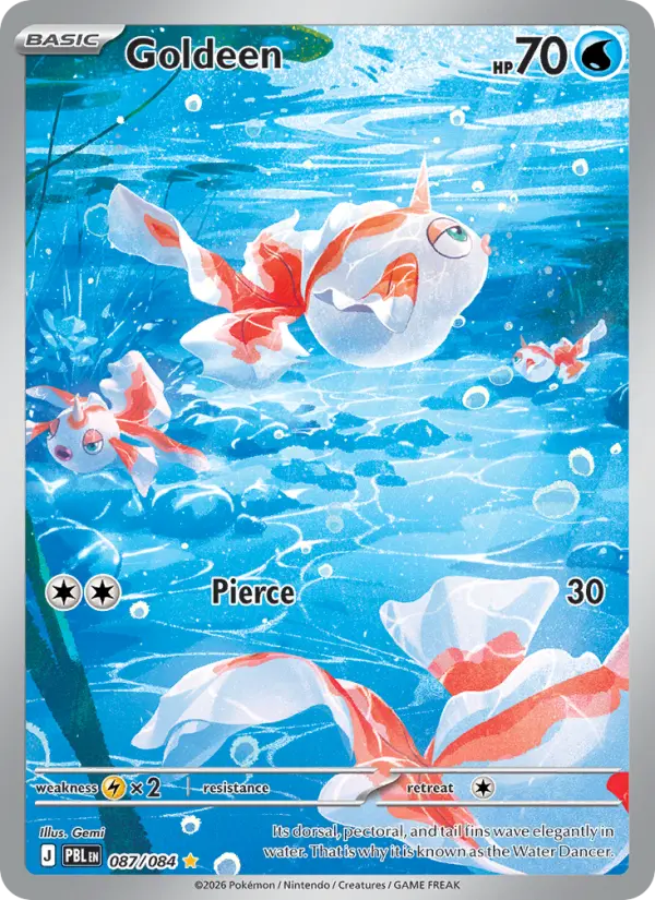 Goldeen Pokémon card