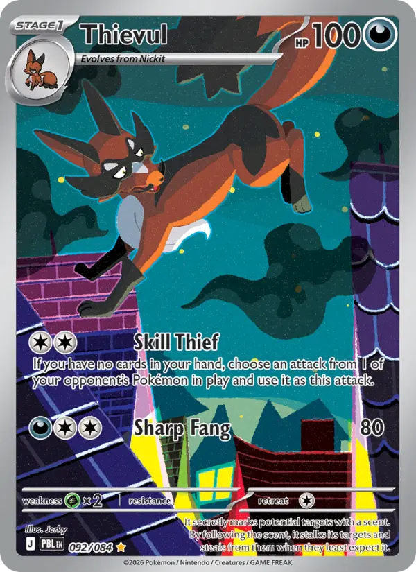 Thievul Pokémon card
