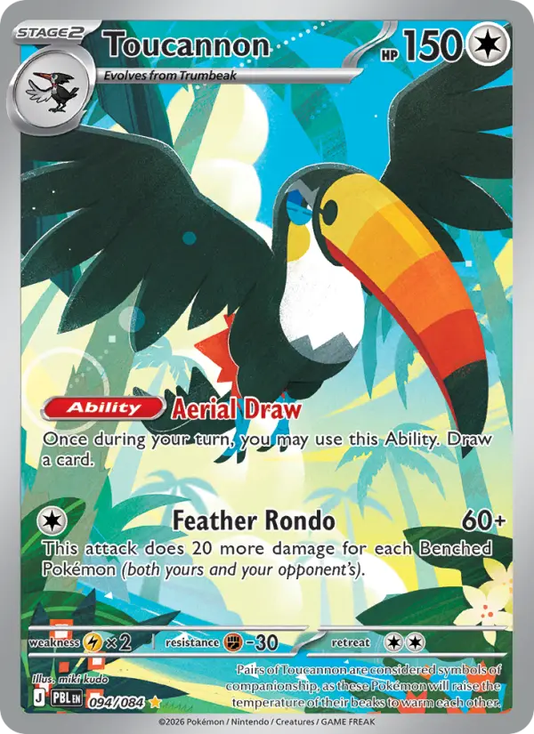 Toucannon Pokémon card