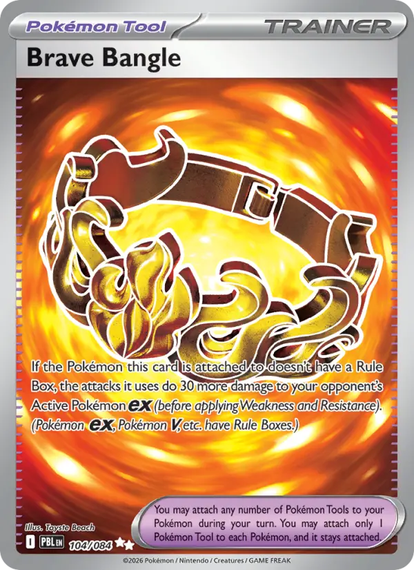 Brave Bangle Pokémon card