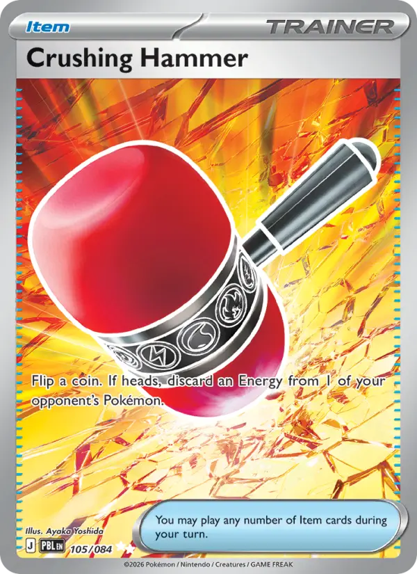 Crushing Hammer Pokémon card