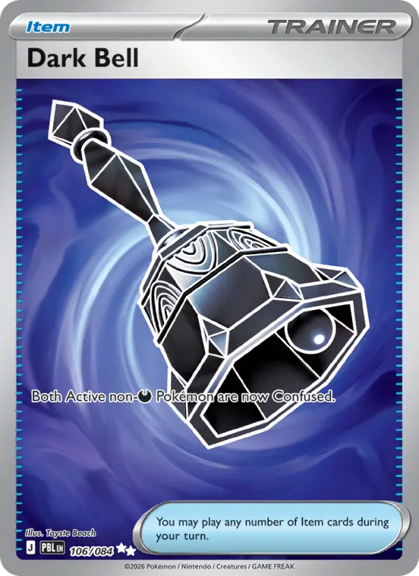 Dark Bell Pokémon card