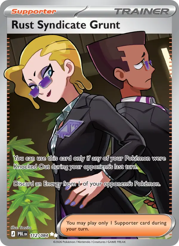 Rust Syndicate Grunt Pokémon card