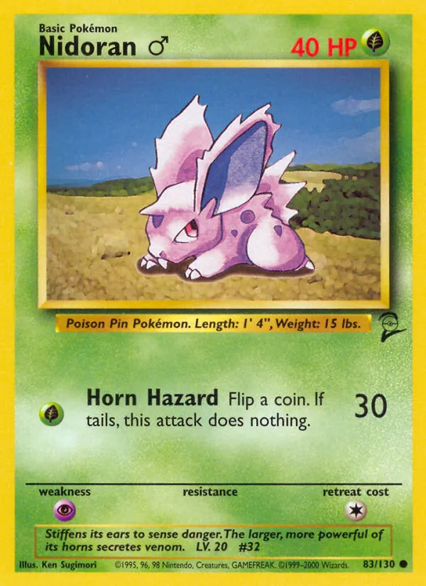 Nidoran♂ card