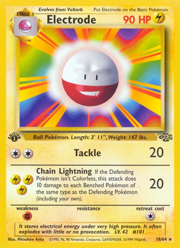 Electrode card