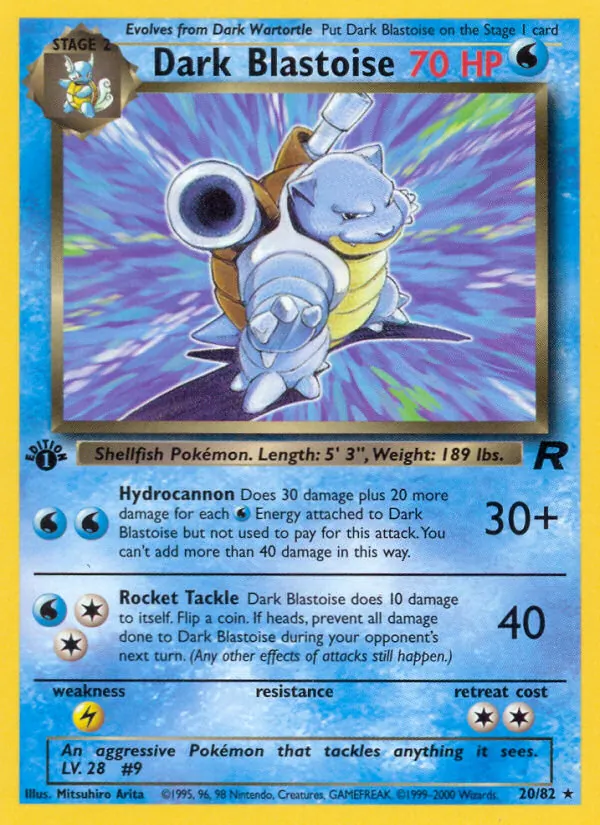 Dark Blastoise card