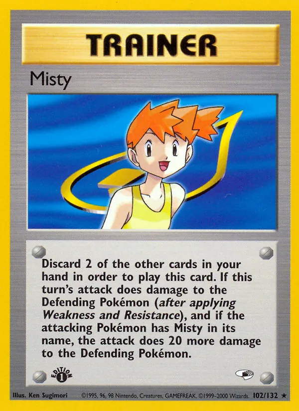 Misty's Goldeen card