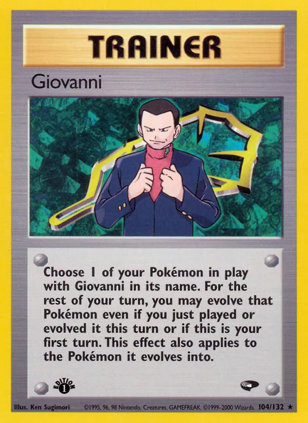 Giovanni's Meowth card