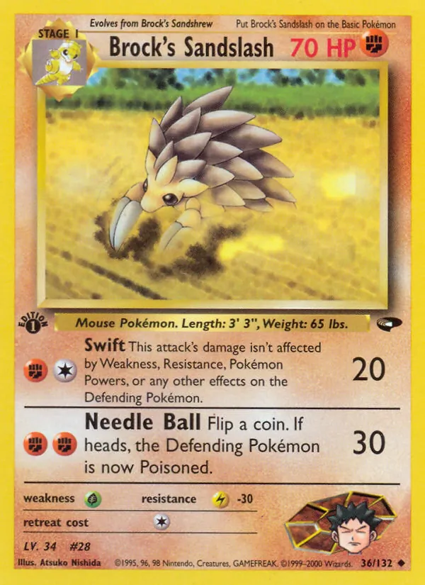 Brock's Sandslash card