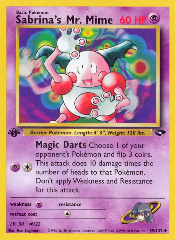 Sabrina's Mr. Mime card