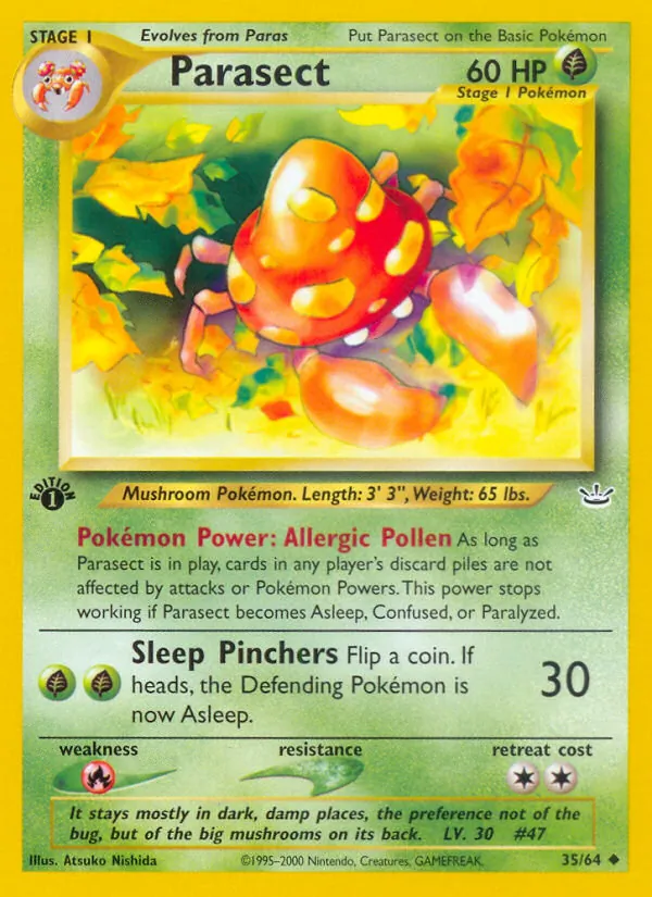 Parasect card