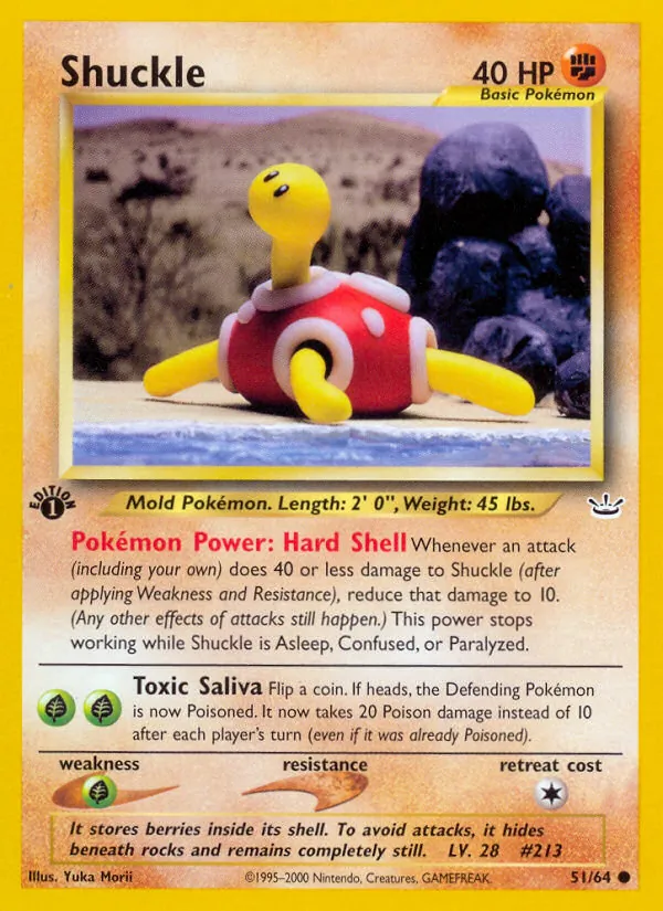 Shuckle card