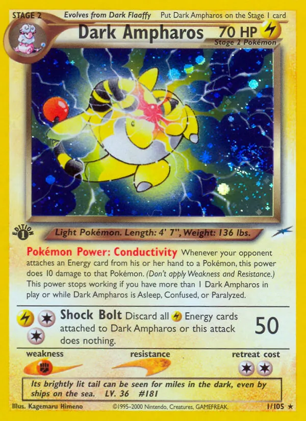 Dark Ampharos card