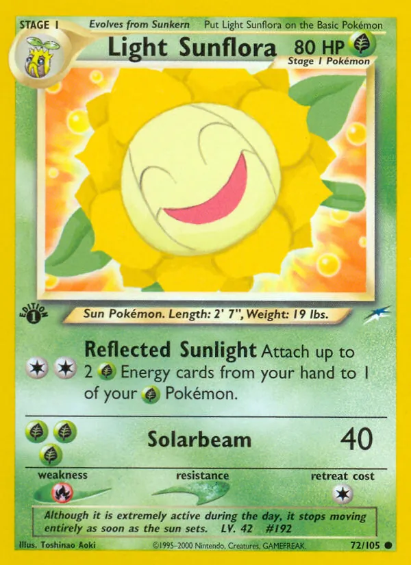Light Sunflora card