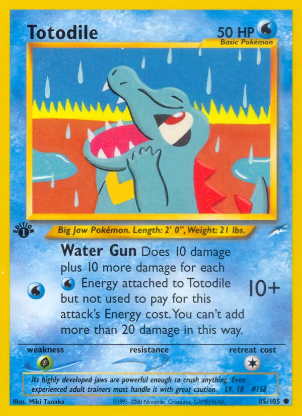 Totodile card