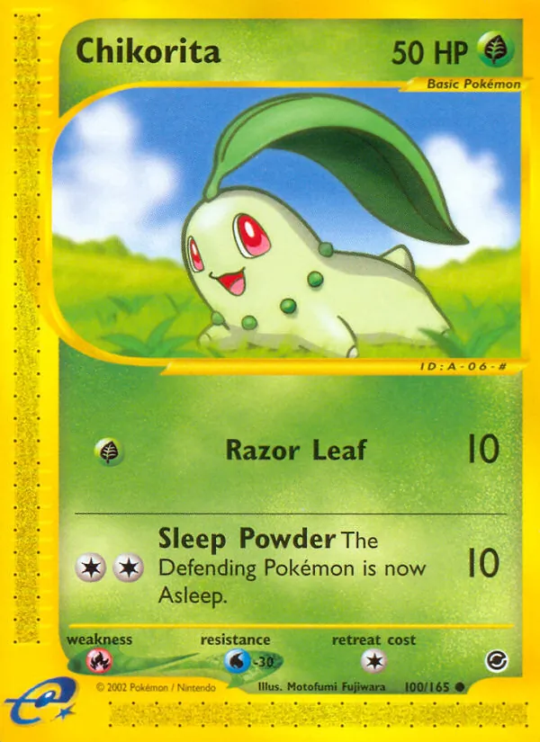Chikorita card