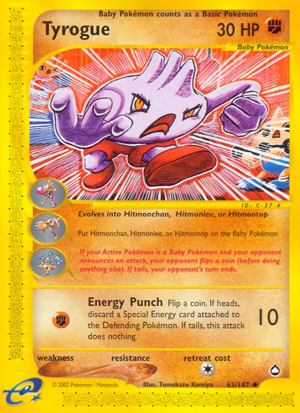 Tyrogue card