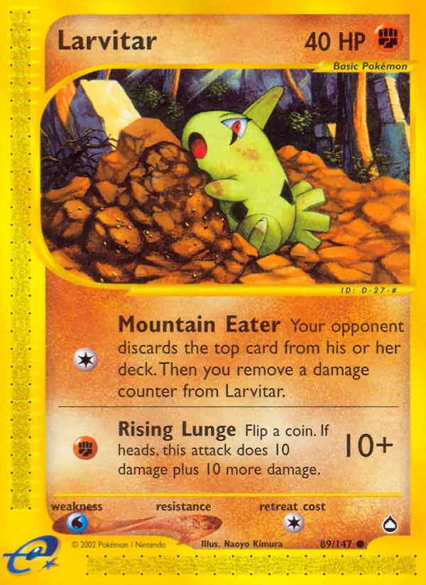 Larvitar card