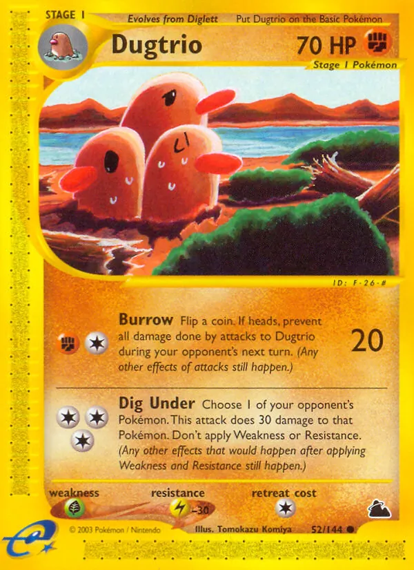 Dugtrio card