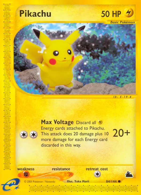 Pikachu card