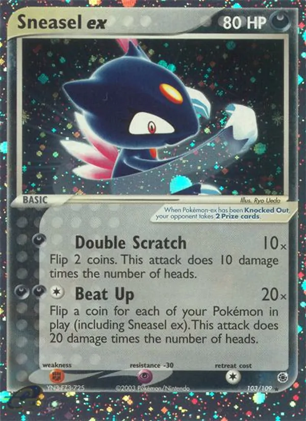 Sneasel ex card