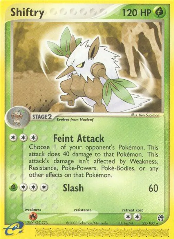 Shiftry card