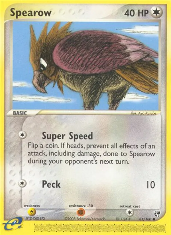 Spearow card
