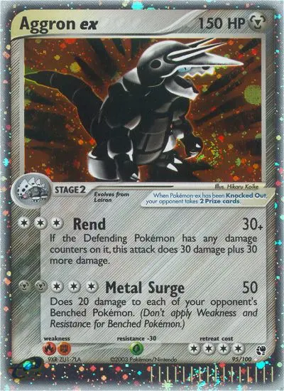 Aggron ex card