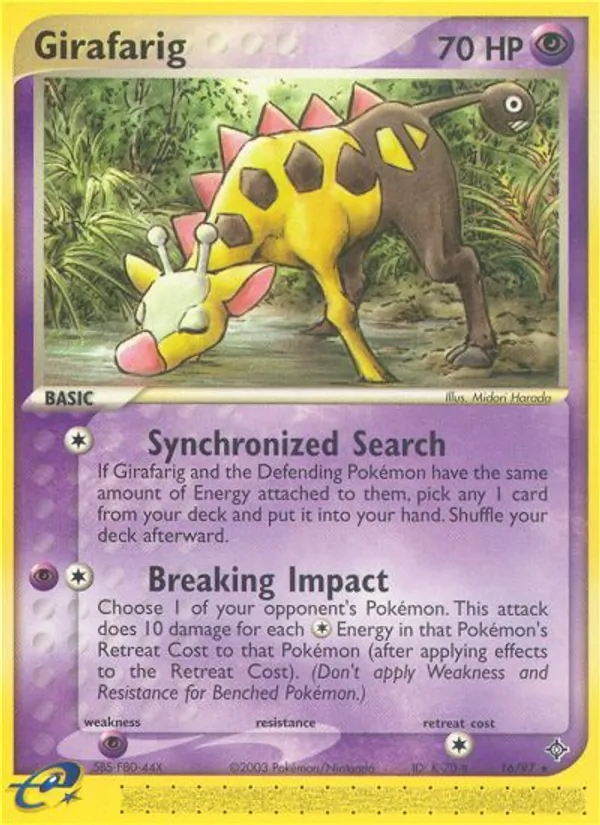 Girafarig card