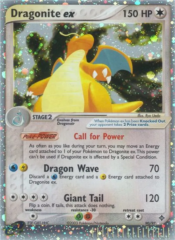 Dragonite ex card