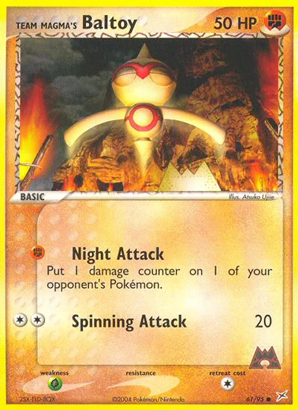 Team Magma's Baltoy card