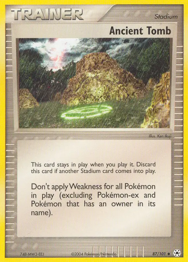 Ancient Tomb card