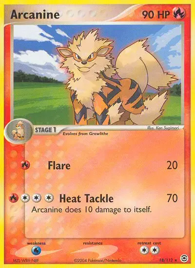 Arcanine card