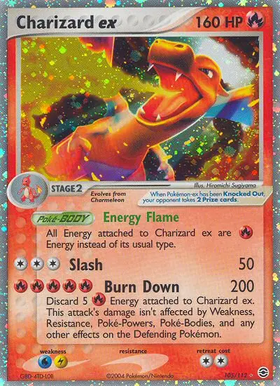 Charizard ex card