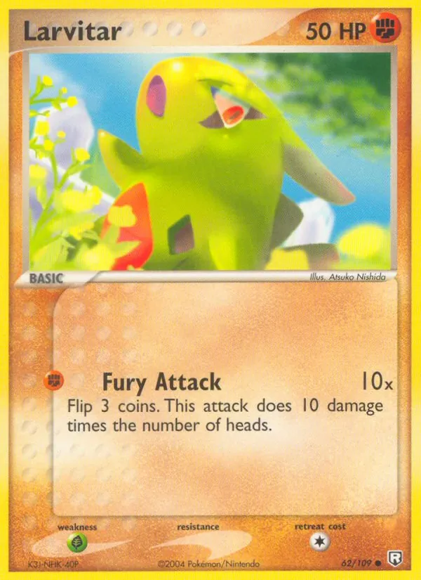 Larvitar card
