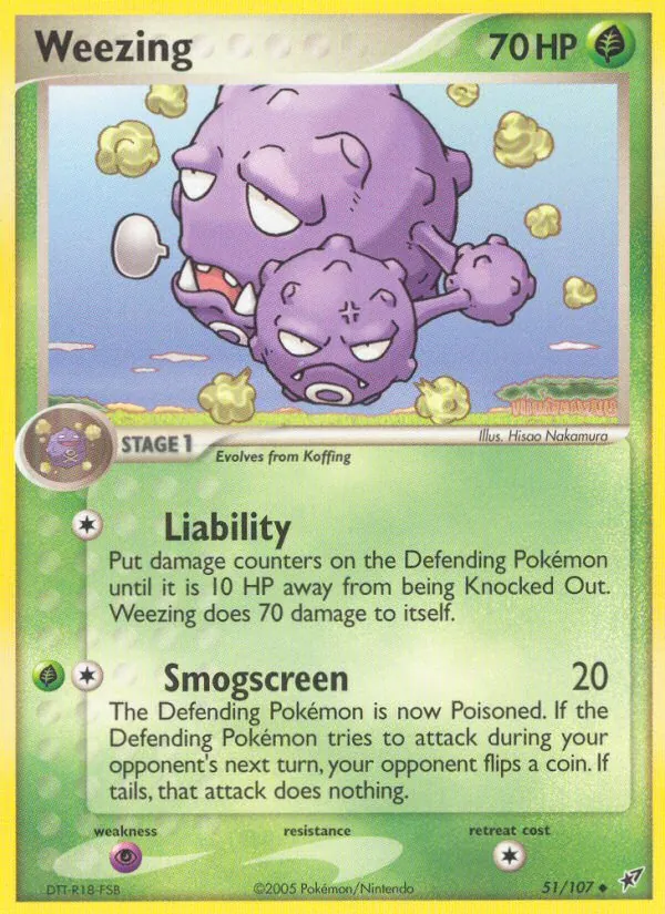 Weezing card