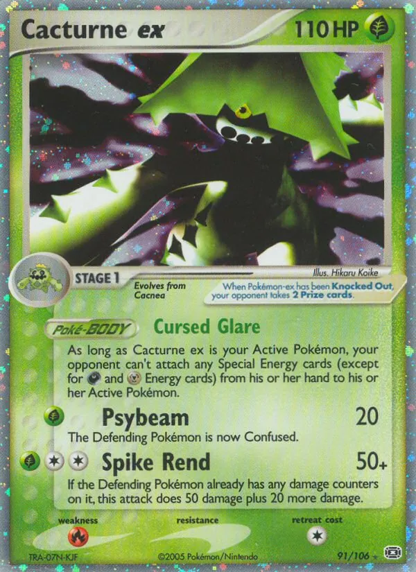 Cacturne ex card