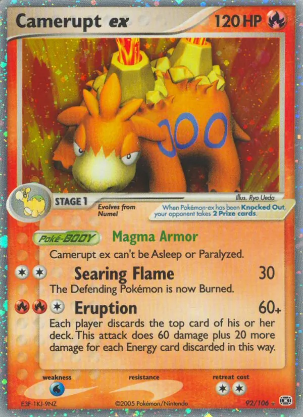 Camerupt ex card