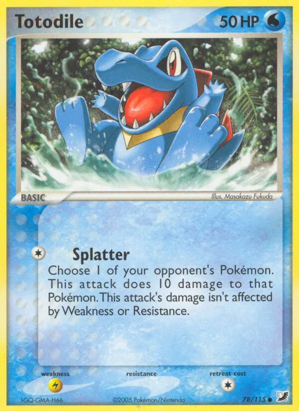 Totodile card