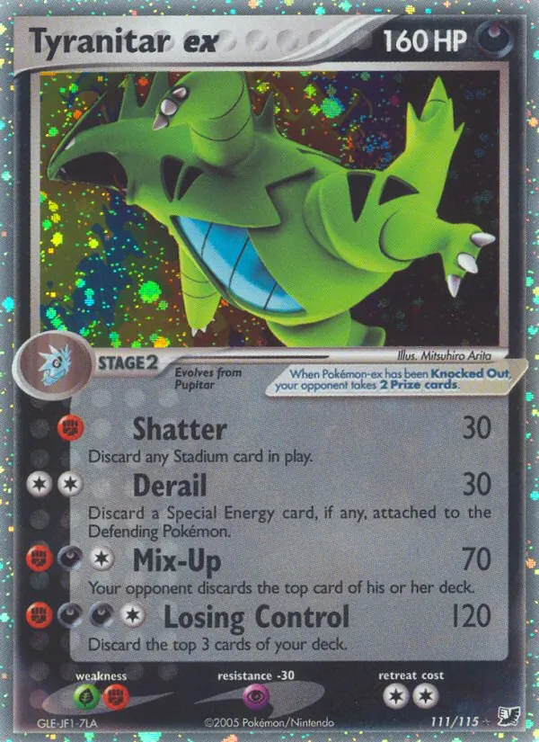 Tyranitar ex card