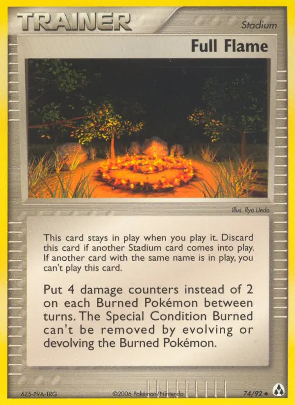 Full Flame card