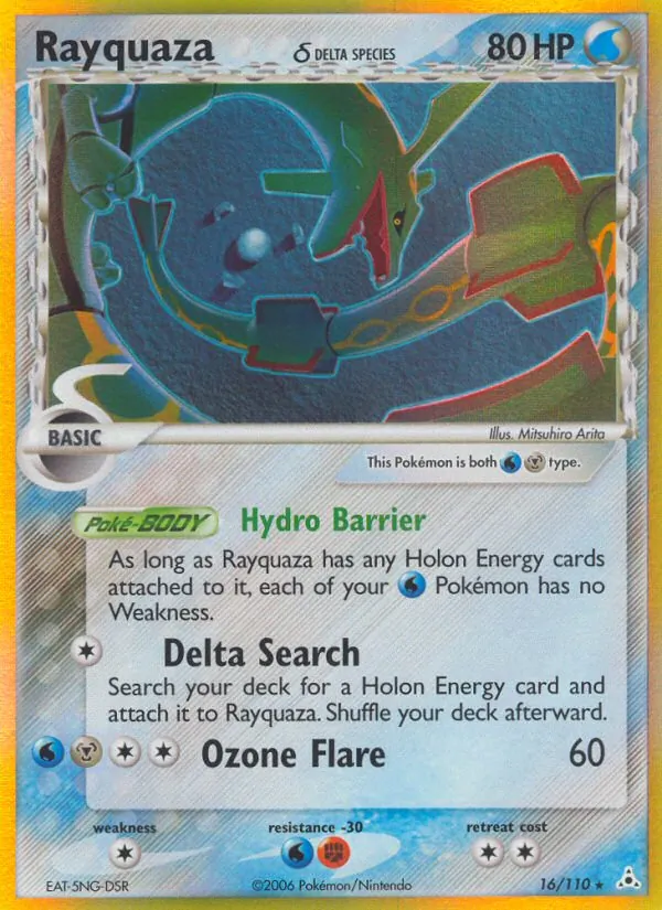 Rayquaza δ card