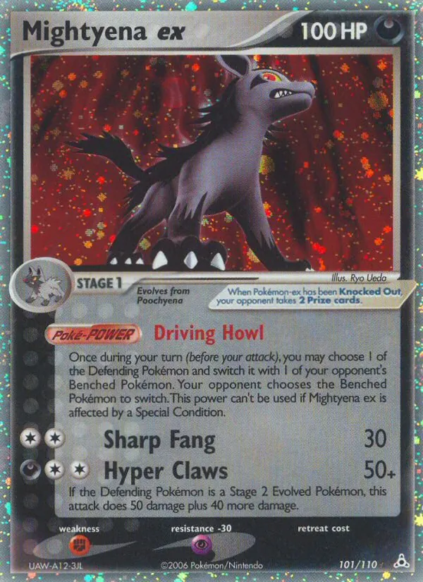 Mightyena ex card