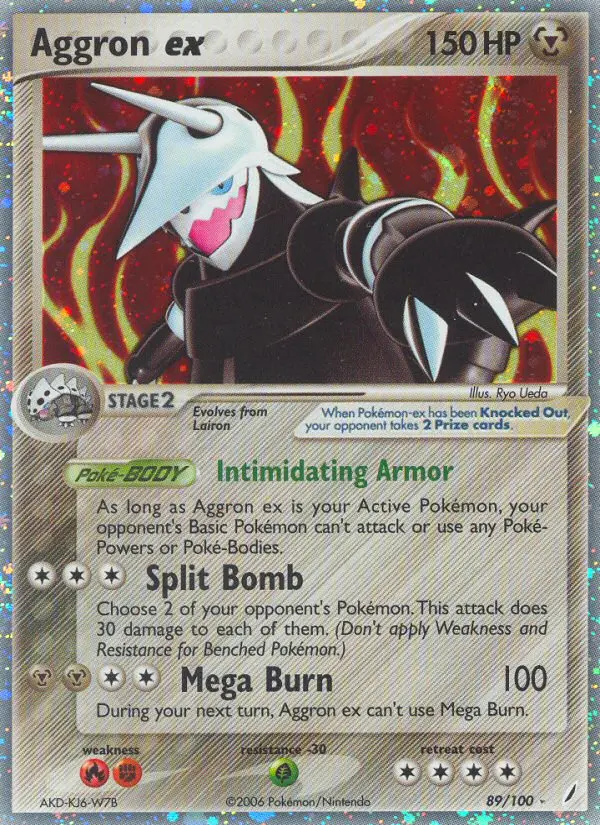 Aggron ex card