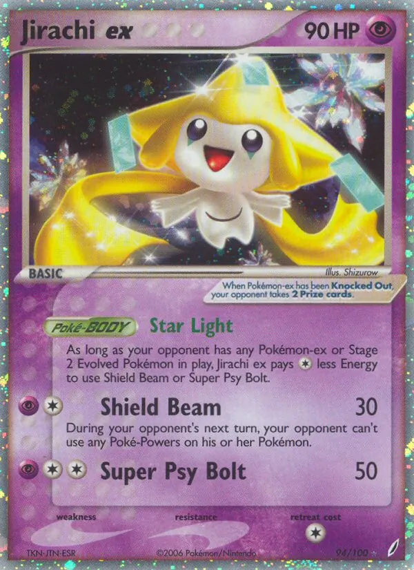 Jirachi ex card