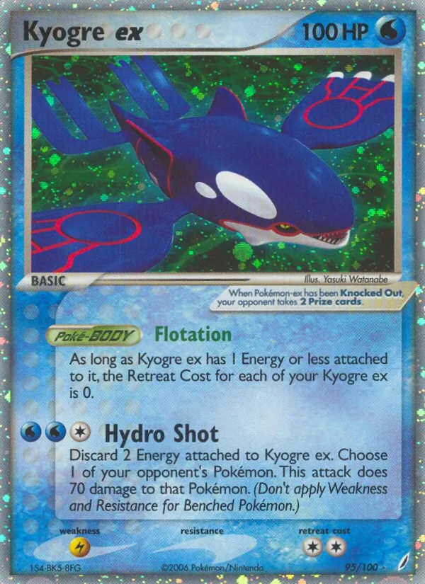 Kyogre ex card